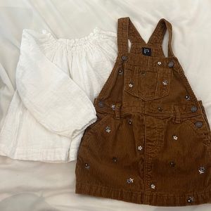 Baby Gap overall dress & shirt, 3